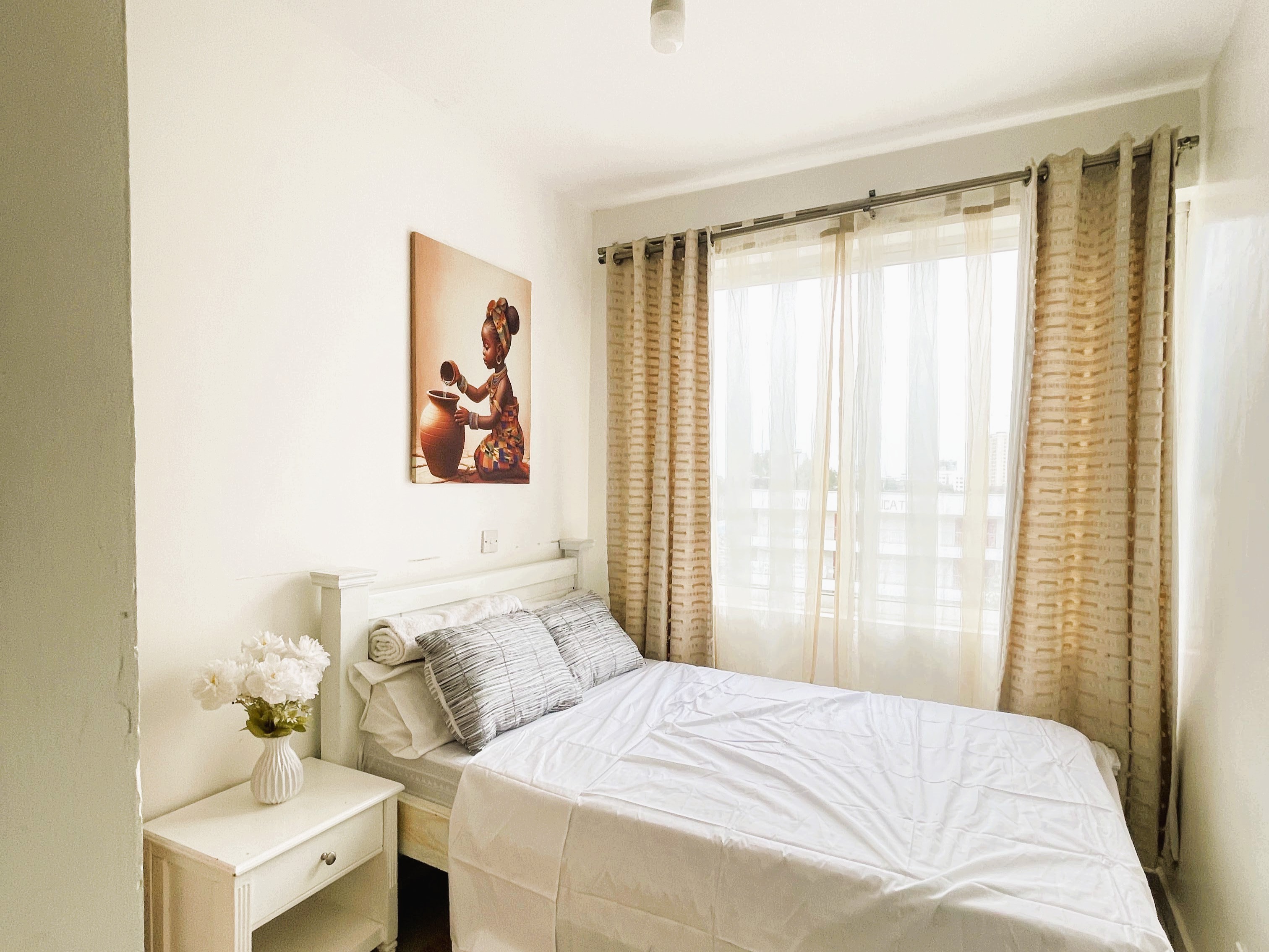 Chic 1BR bedroom at Racecourse Gardens, Nairobi